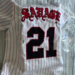 21 Savage Official American Dream Tour VIP Exclusive Slaughter Gang Jersey XL